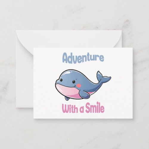 Adventure With a Smile Note Card
