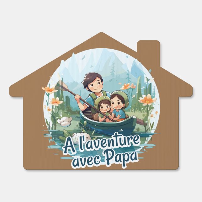 Adventure with Dad Sign (Front)