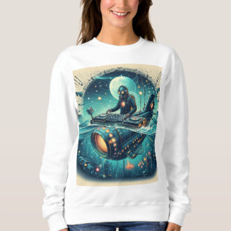 Adventure with DJ Piloting a Steampunk Submarine! Sweatshirt