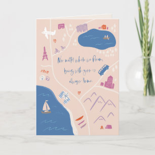 Adventure with You Valentine Greeting Card