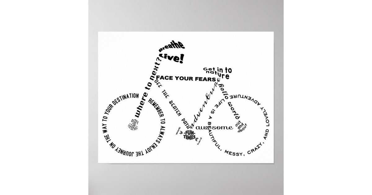 Adventure Words Bicycle Poster - ADventure WorDs Bicycle Poster Rec9762b669f749f2b588baaf6a7fe789 Wvu 8byvr 630