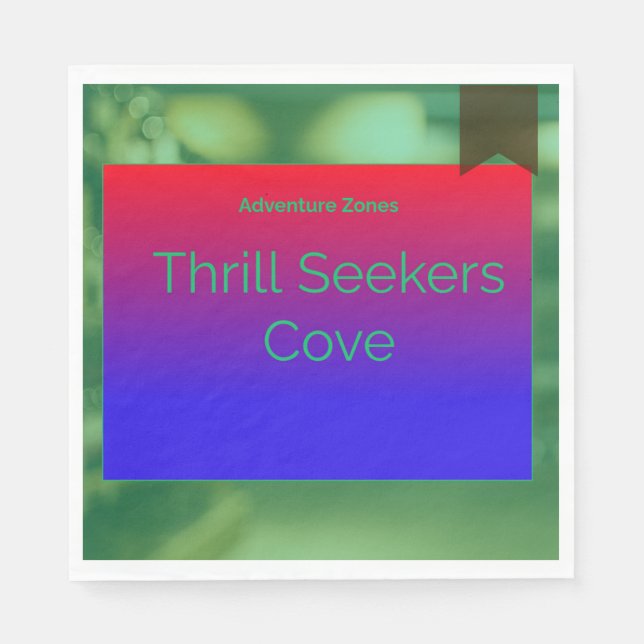 Adventure Zones Cove Napkins (Front)