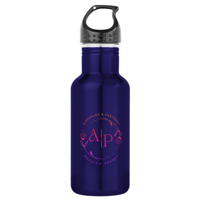 #adventuregearWaterBottle Stainless Steel Water Bottle (Front)
