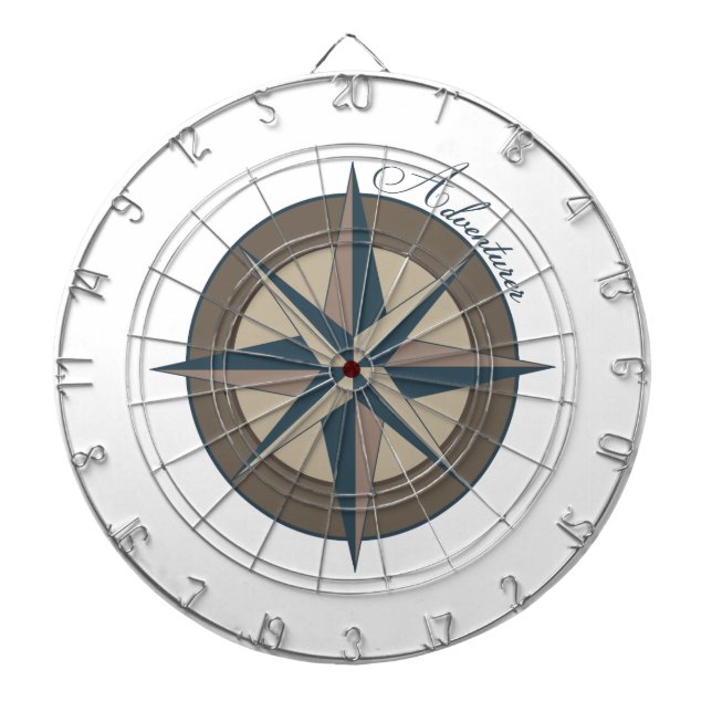 Adventurer Dartboard With Darts (Front)