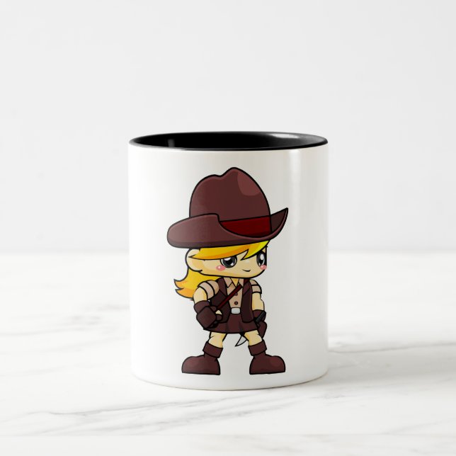 Adventurer's Spirit Mug | Cute Cowgirl Character G (Center)