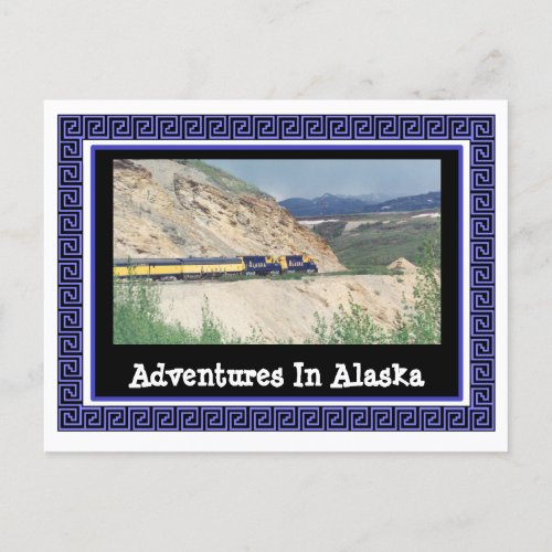 Adventures in Alaska Postcard
