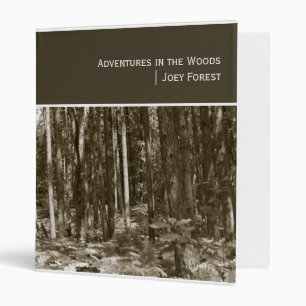 Adventures in the Woods (1") 3 Ring Binder