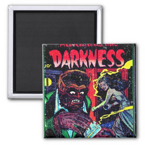 Adventures into Darkness 9 Gold Age Horror Cover Magnet