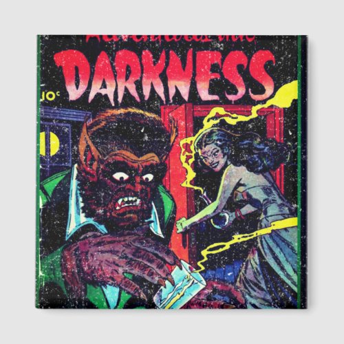 Adventures into Darkness 9 Gold Age Horror Cover Magnet