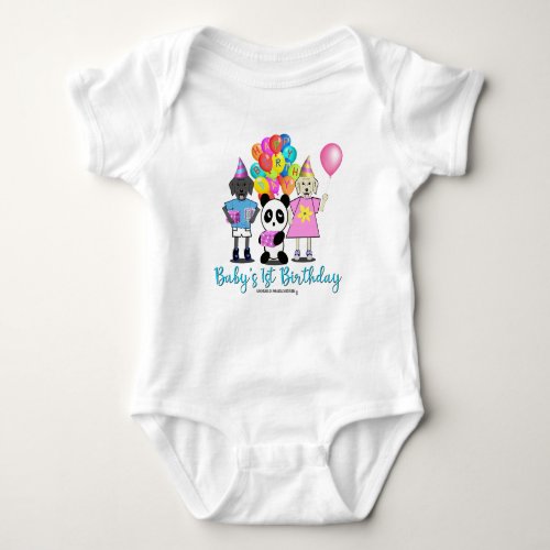 Adventures of Annabelle and Bubba Babys 1st Baby Bodysuit