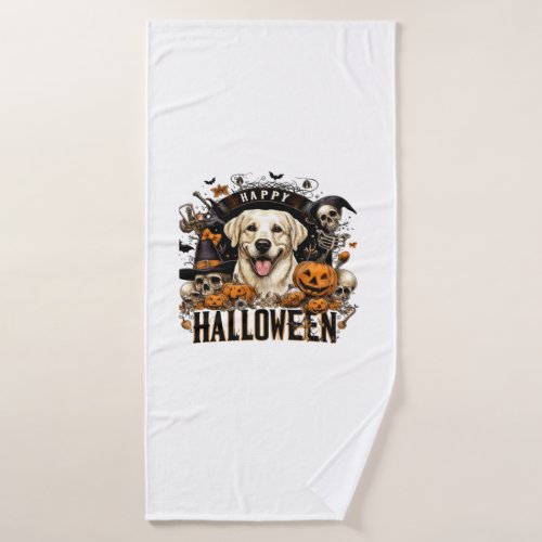 Adventures of the Candy Bucket Dogs and Treats on  Bath Towel