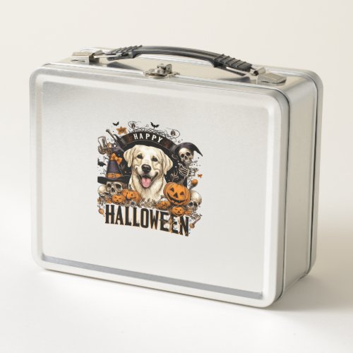 Adventures of the Candy Bucket Dogs and Treats on  Metal Lunch Box