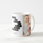 Adventures Quote Happy Anniversary Husband Photo  Coffee Mug<br><div class="desc">Three photo collage design coffee mug makes a great gift for your husband for an anniversary. Printed with the quote that reads - The best gift you could give her is a lifetime of adventures. Add three photos of you with your husband traveling, raising kids or any memories of your...</div>