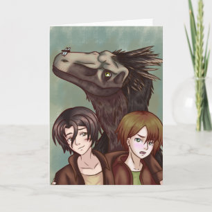 Adventures with a Dinosaur Card