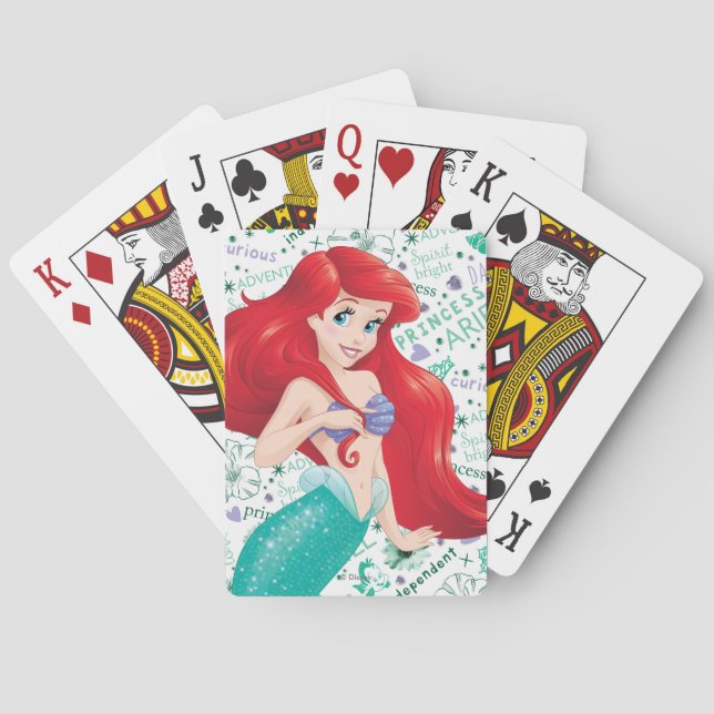 Adventurous Ariel Playing Cards (Back)