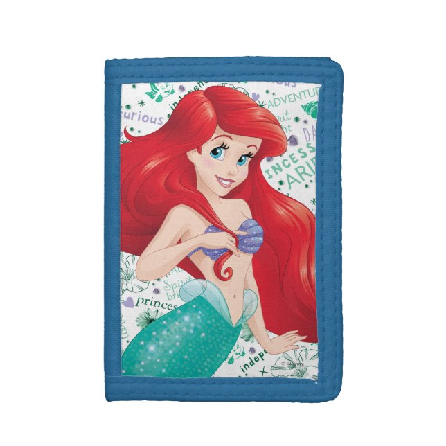 Adventurous Ariel Trifold Wallet (Front Vertical)