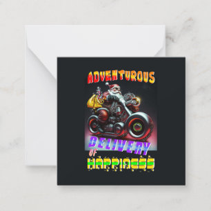 Adventurous Delivery Of Happiness Note Card