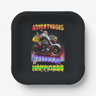 Adventurous Delivery Of Happiness Paper Plates