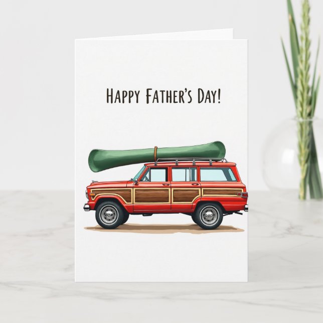 Adventurous Fathers Day Card (Front)