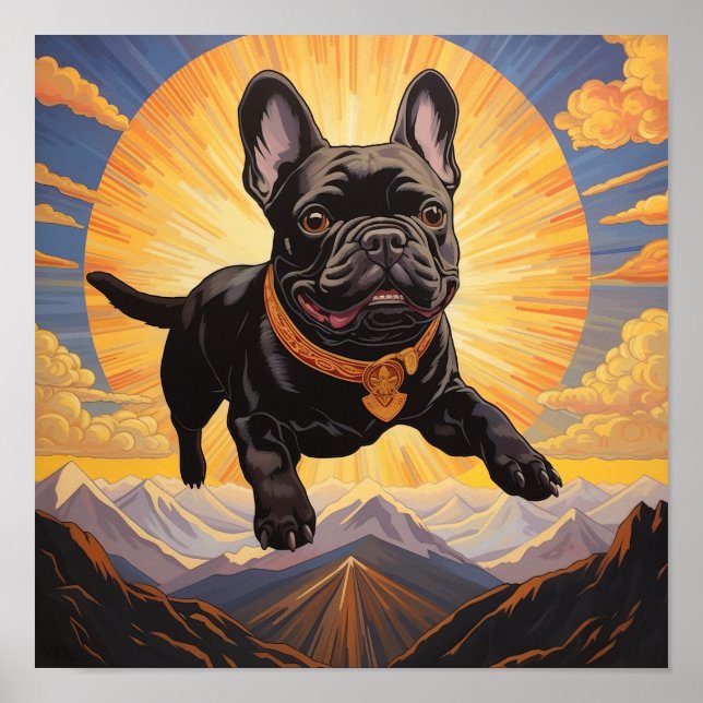 Adventurous Journey with a Golden Heart - Black Fr Poster (Front)