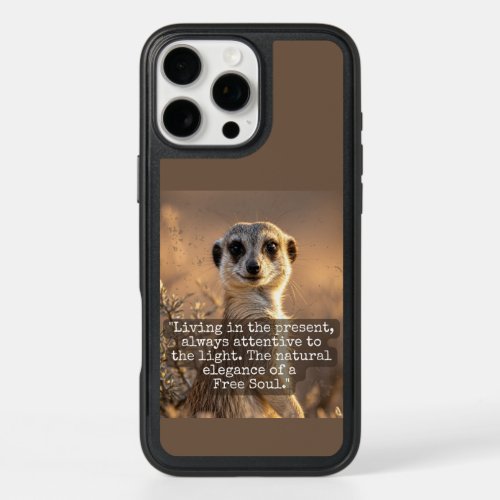 Adventurous Meerkat Living iPhone 16 Pro Max Case
