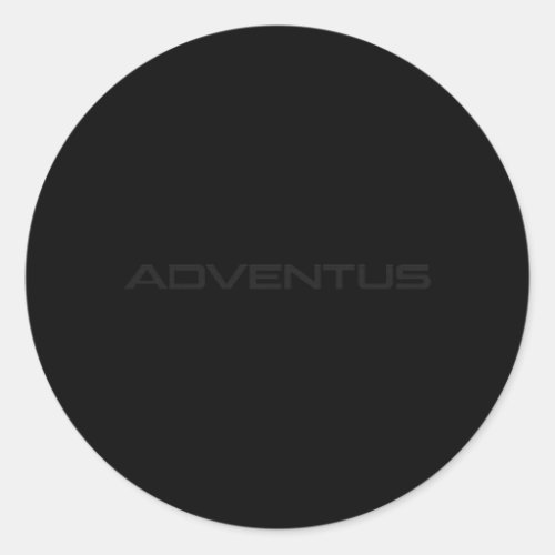 Adventus Latin For Arrival Journey Adventure Classic Round Sticker