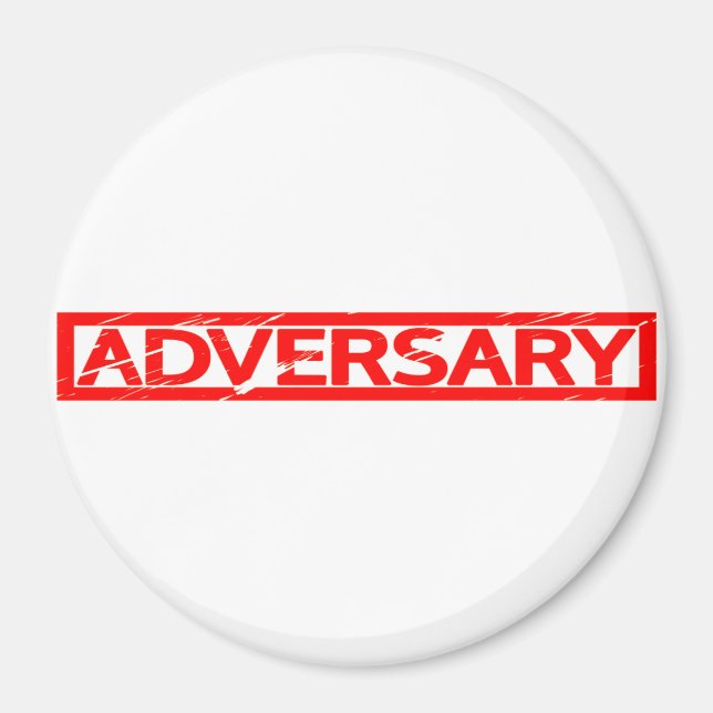 Adversary Stamp Magnet (Front)