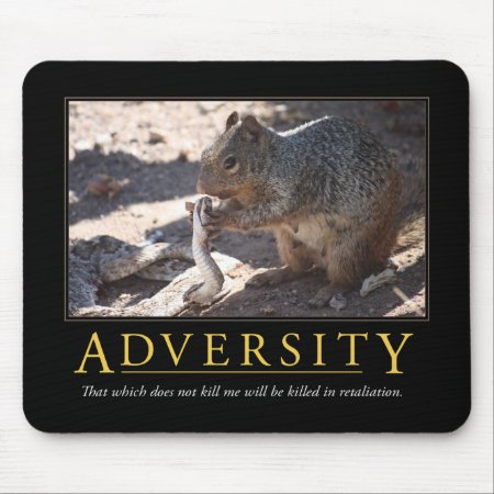 Adversity Demotivational Mousepad