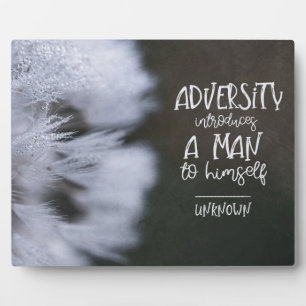 Adversity Inspirational Plaque