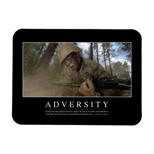 Adversity Inspirational Quote Magnet