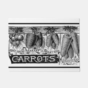 Advert 4 vintage carrots doormat