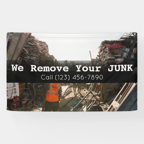 Advertise Junk Removal Business  Banner