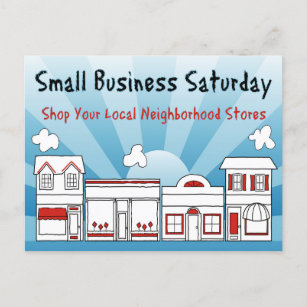 Advertise Sales! Small Business Saturday  Postcard