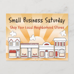 Advertise Sales! Small Business Saturday  Postcard