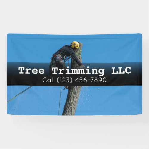 Advertise Tree Cutting Business Banner