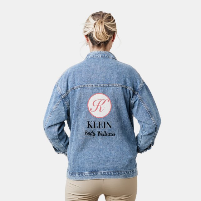Advertise Your Business or Product  Denim Jacket (Model)