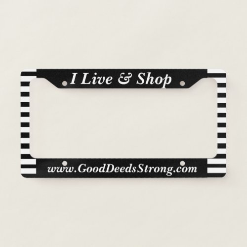 Advertise Your Website Here License Plate Frame