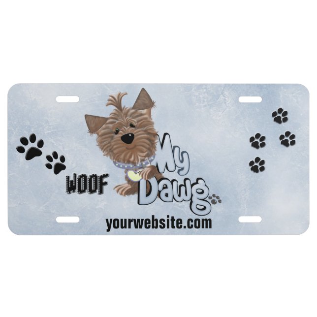 @Advertisement  Aluminum license plate (Front)