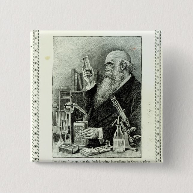 Advertisement for 'Cadbury's Cocoa' Button (Front)