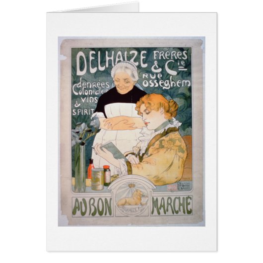 Advertisement for Delhaize, Brothers and Co. at th Cards (Front)