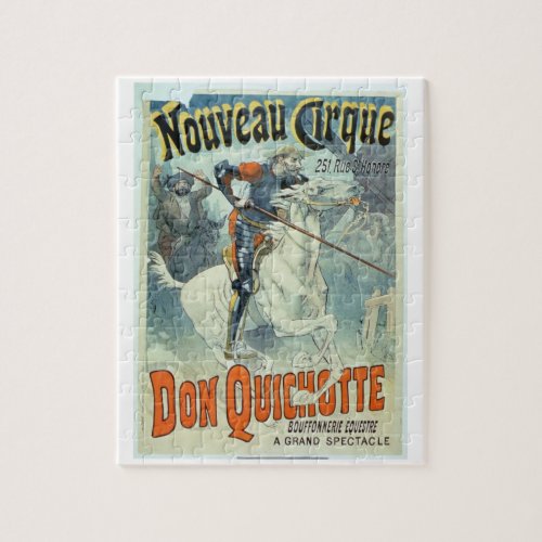 Advertisement for Don Quixote New Circus Horse Jigsaw Puzzle