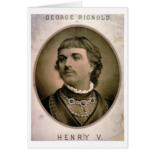 Advertisement For 'George Rignold as Henry V' (col Cards (Front)