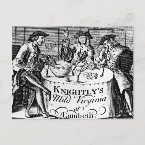 Advertisement for Knightlys Mild Virginia Postcard