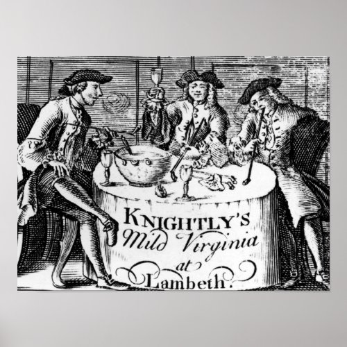 Advertisement for Knightlys Mild Virginia Poster