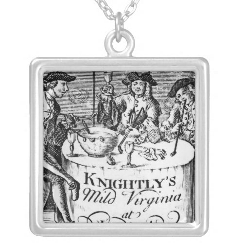 Advertisement for Knightlys Mild Virginia Silver Plated Necklace