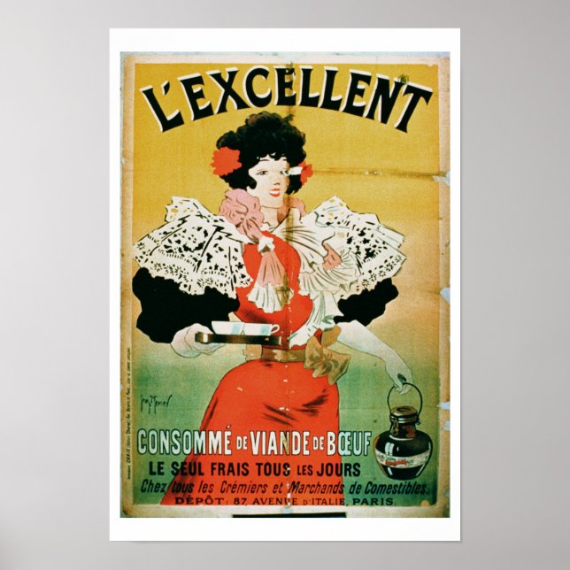 Advertisement for 'L'Excellent Beef Consomme' (col Poster (Front)