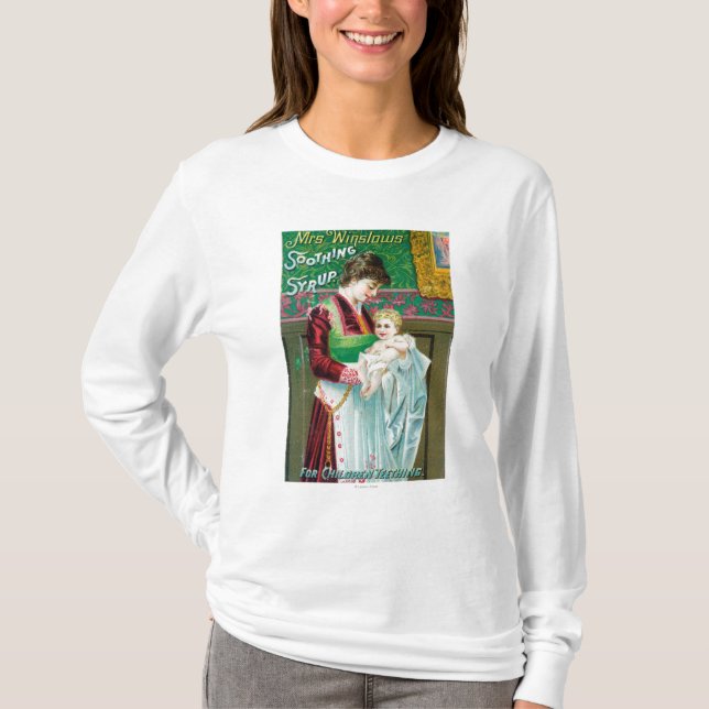 Advertisement for Mrs Winslows Soothing Syrup T-Shirt (Front)