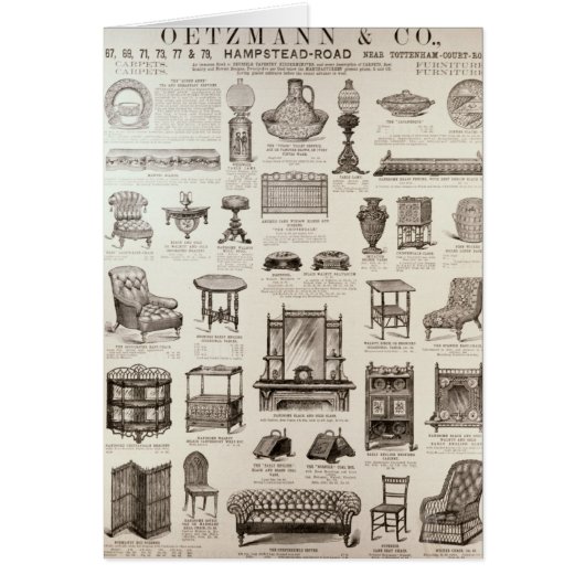 Advertisement for Oetzmann & Co. Cards (Front)