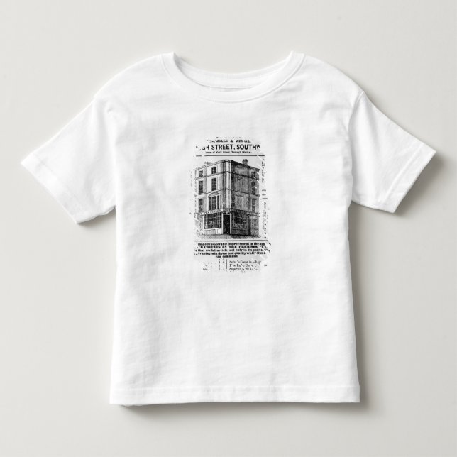 Advertisement for Robert Jones, Tea Toddler T-shirt (Front)