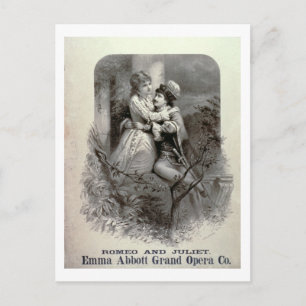 Advertisement for 'Romeo And Juliet', Starring Emm Postcard